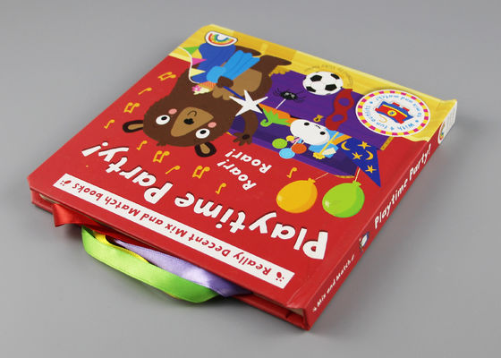 250gsm 2mm كتب الأطفال متعددة اللغات غلاف فني مع رسائل ملونة