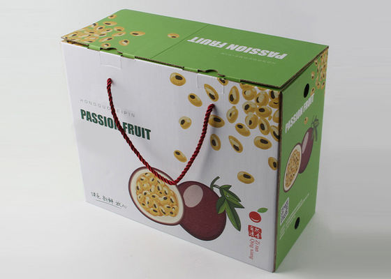مربعات PP التعامل مع المنتجات الصغيرة ، صناديق التجزئة المخصصة المطبوعة لتغليف الفاكهة