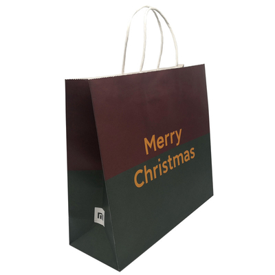 50mic CPP Kraft Paper Bags pantone Offset Paper Bags Gift Bags للبقالة